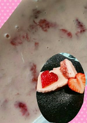簡単☆混ぜるだけ♥いちごのムース-レシピのメイン写真