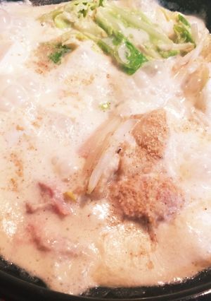 美味しい、熱々豆乳坦々鍋♡-レシピのメイン写真