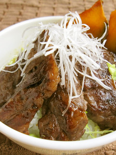 ポン酢で焼肉丼-レシピのメイン写真