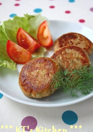 さけ缶でお手軽★サーモンハンバーグ-レシピのメイン写真