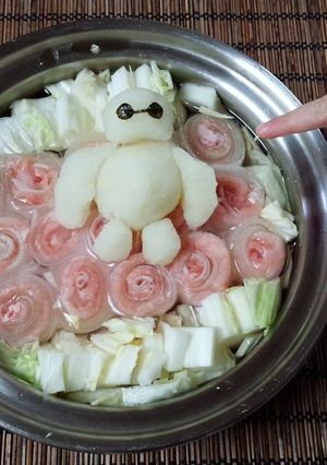 鍋材料も冷凍ストック♡くるくる豚大根-レシピのメイン写真