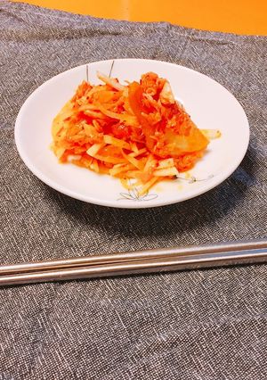 【簡単】韓国風ツナキムチサラダ★-レシピのメイン写真