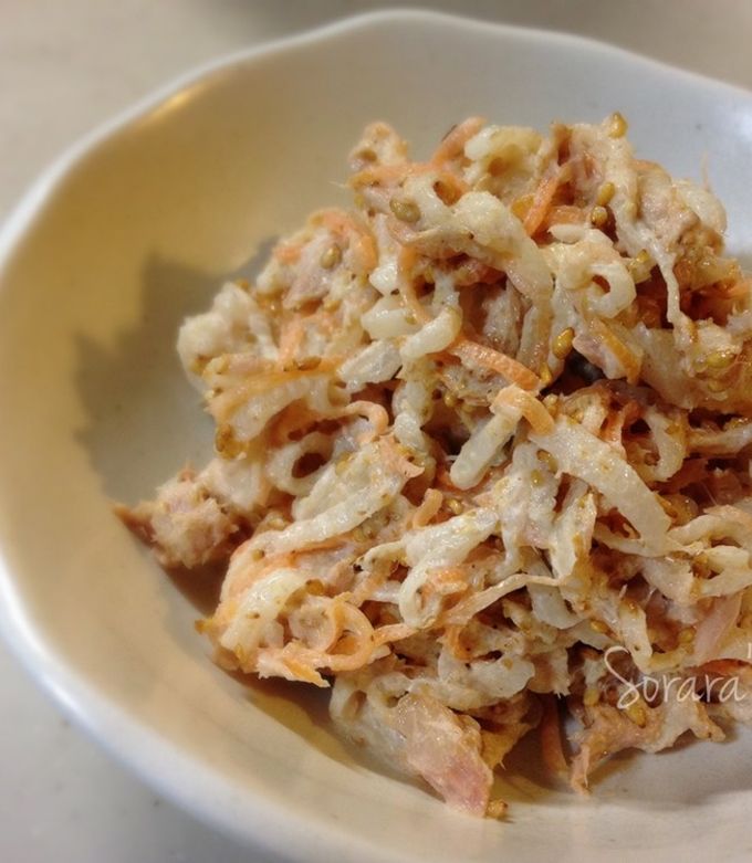 ゴマたっぷり♡ツナと大根マヨポン酢サラダ by Sorara