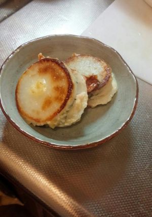 【主菜】鶏をカブで挟み焼き 紫蘇カブチー-レシピのメイン写真