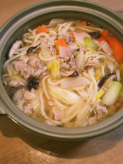 土鍋で簡単!豚汁うどん-レシピのメイン写真
