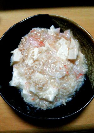 蟹風味の白湯豆腐-レシピのメイン写真