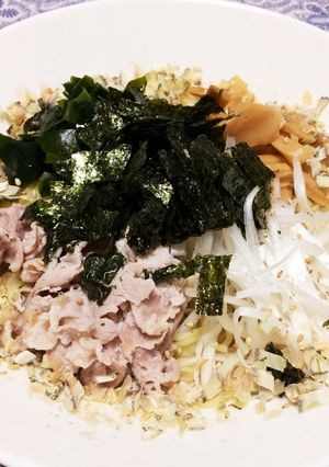 塩豚しゃぶ油麺-レシピのメイン写真