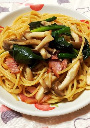 【きのこいっぱい和風パスタ】-レシピのメイン写真