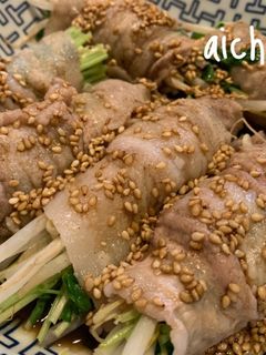 簡単*レンチン!豆苗豚バラ巻き♡-レシピのメイン写真