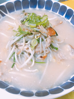 ニラもやし餡掛け豚骨ラーメン-レシピのメイン写真
