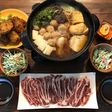 〆はお蕎麦♡出汁が美味しい鴨鍋