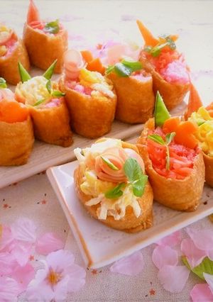 手抜きと言わせない!デコいなり寿司♪-レシピのメイン写真