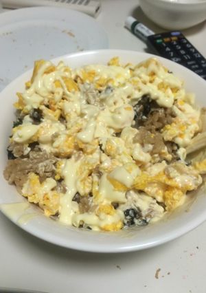 ずぼら男の高カロリー丼-レシピのメイン写真
