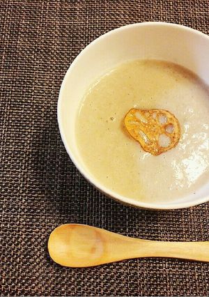 ⭐根菜好きさんに！レンコンのポタージュ-レシピのメイン写真