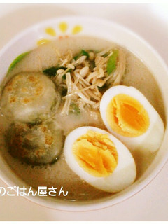 ごま油の香り豚骨ラーメン-レシピのメイン写真