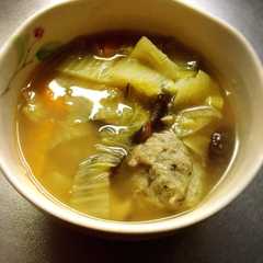 รูปของ 野菜たっぷり加賀れんこん団子のスープ