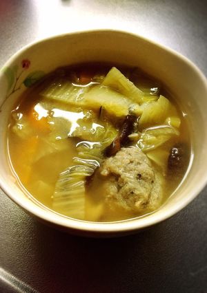 野菜たっぷり加賀れんこん団子のスープ-レシピのメイン写真