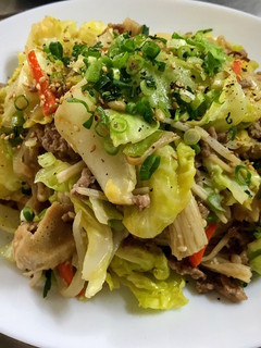 ひき肉と野菜の味噌バタ—炒め♪-レシピのメイン写真