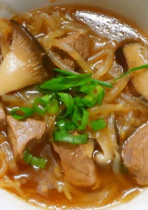 柔らか牛肉と もやしの中華風生姜煮込み!-レシピのメイン写真