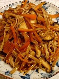 にんじんとキノコの炒め物♥きんぴら風-レシピのメイン写真