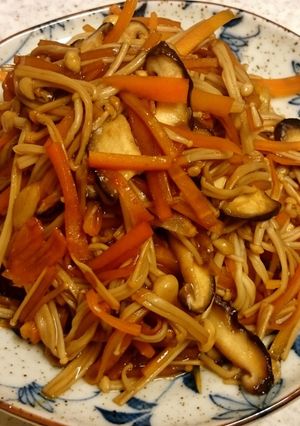 にんじんとキノコの炒め物♥きんぴら風-レシピのメイン写真