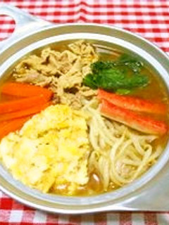 栄養たっぷり!鍋焼き味噌ラーメン♪-レシピのメイン写真