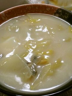 簡単!白菜&シーフードシチュー-レシピのメイン写真