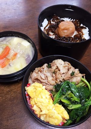 簡単☆三色弁当☆-レシピのメイン写真