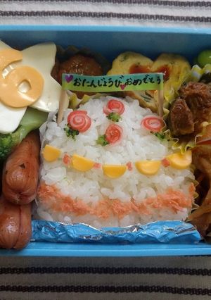 お誕生日☆キャラ弁☆誕生日ケーキ☆-レシピのメイン写真