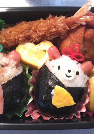 ☆キャラ弁☆ お雛様-レシピのメイン写真