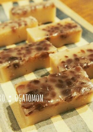 レンジで簡単☆もちもち小豆ういろう-レシピのメイン写真
