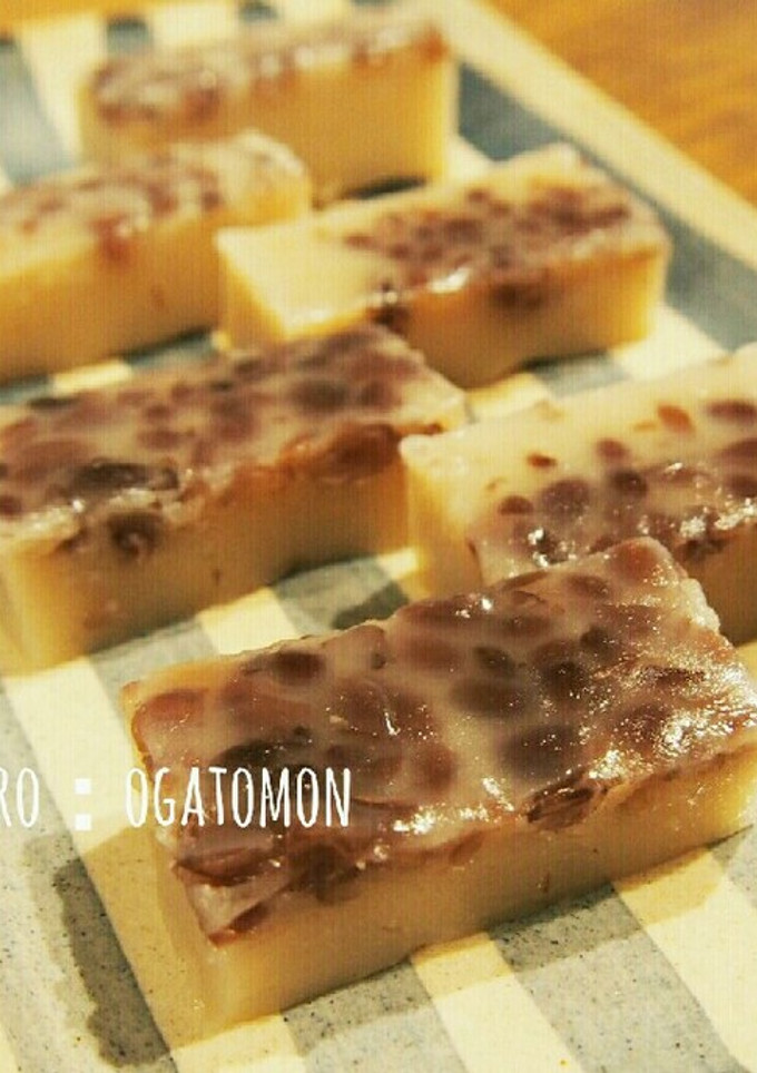 レンジで簡単☆もちもち小豆ういろう-レシピのメイン写真