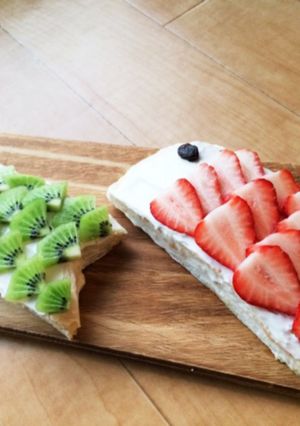 ヨーグルトアートで鯉のぼり♪-レシピのメイン写真