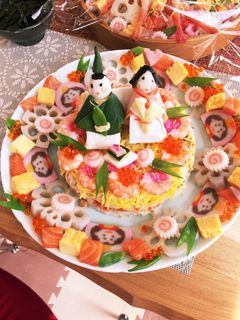 ちらし寿司 ケーキ-レシピのメイン写真