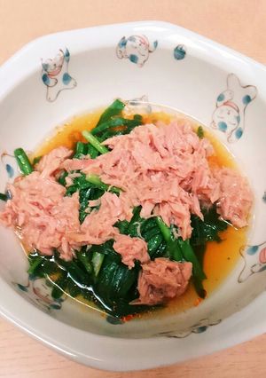 簡単!ニラとツナのポン酢あえ-レシピのメイン写真