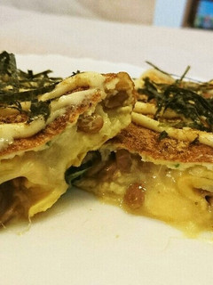 納豆チーズオムレツ-レシピのメイン写真