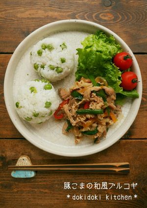 豚こまの和風プルコギ-レシピのメイン写真