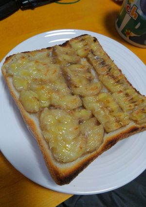 バナナトースト-レシピのメイン写真