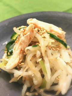 簡単☆もやしと鶏肉ときゅうりのナムル☆-レシピのメイン写真