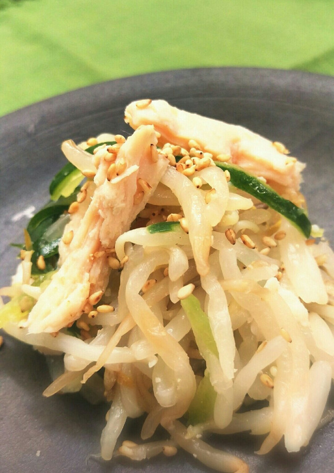 簡単☆もやしと鶏肉ときゅうりのナムル☆-レシピのメイン写真