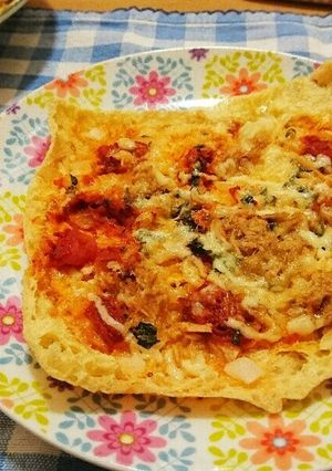 糖質制限 なんちゃってピザ-レシピのメイン写真
