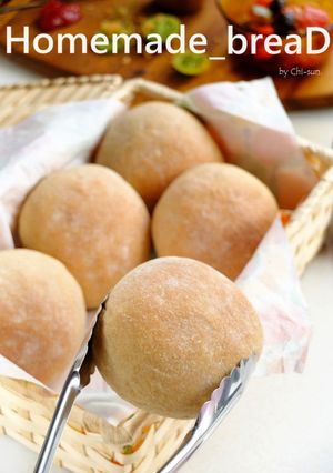 初心者でも大丈夫☆手ごね全粒粉パン！-レシピのメイン写真
