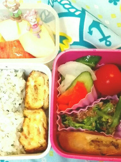 中学生女子 時短 簡単弁当123-レシピのメイン写真