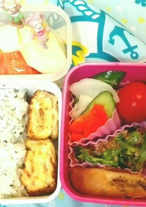 中学生女子　時短　簡単弁当123-レシピのメイン写真