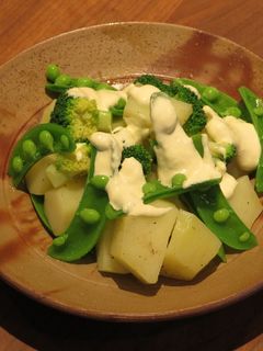 じゃが芋と緑野菜の山葵サラダ-レシピのメイン写真