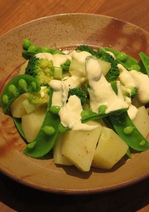 じゃが芋と緑野菜の山葵サラダ-レシピのメイン写真