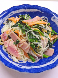 ほうれん草サラダ 給食-レシピのメイン写真