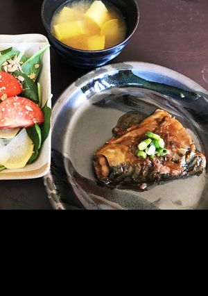 角煮の残り汁で簡単サバの味噌煮-レシピのメイン写真