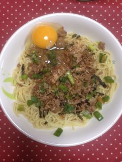 まぜそば風 本当はラーメン焼きそば-レシピのメイン写真
