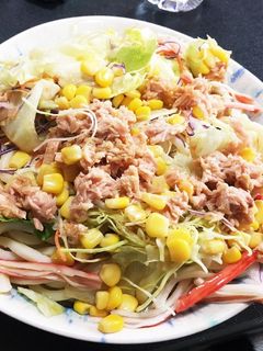 簡単 サラダうどん-レシピのメイン写真